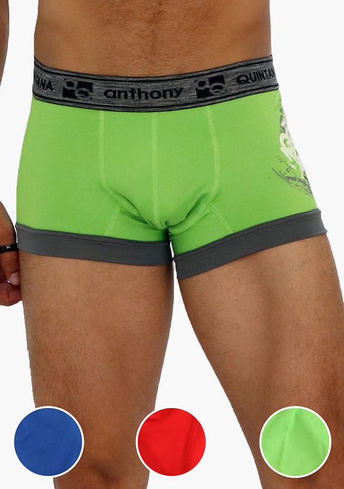 Men's AQ Hybrid Collection Enhancer Butts Up Boxer Briefs Trunk-up – 3-Pack